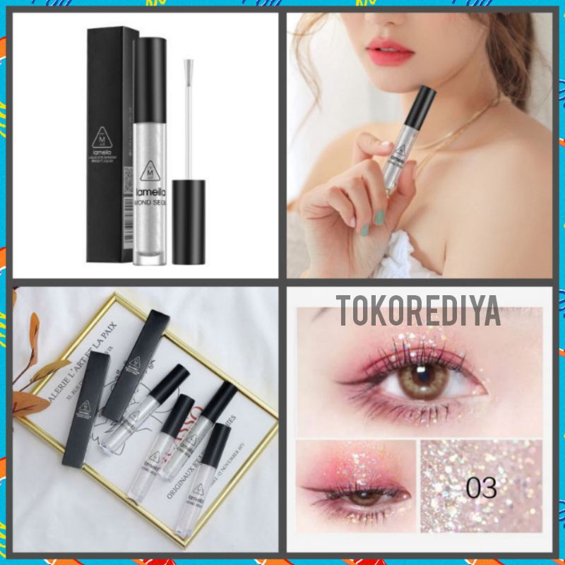 Bright Liquid Eyeshadow Original LAMEILA Beauty Blink Fame Eyeshadow Cair Glitter Terlaris