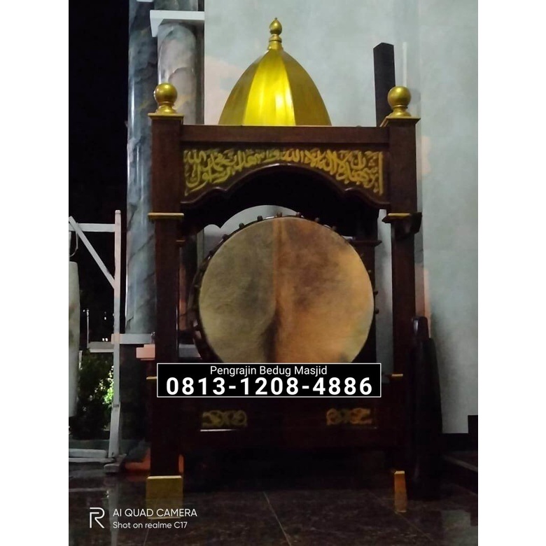 ( Bayar Setelah Besug Sampai Lokasi Anda ) Bedug Masjid Besar Beduk Masjid Kayu Jati Kulit Sapi Kuli