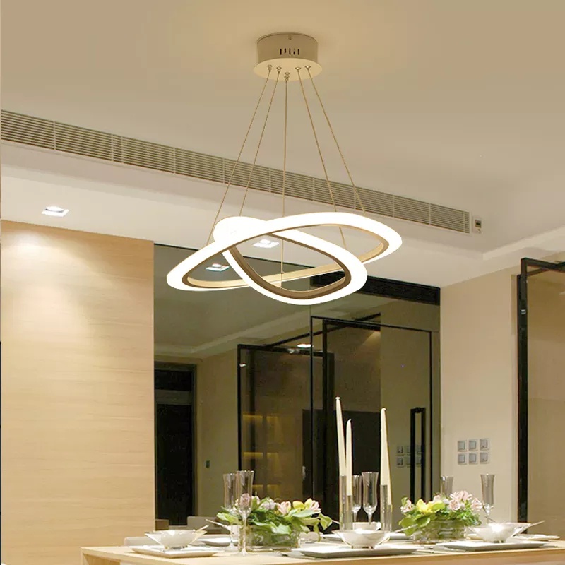 LAMPU HIAS GANTUNG MINIMALIS MODERN INDUSTRIAL NORDIC STYLE RETRO LED CHANDELIER UNTUK DEKORASI RUAN