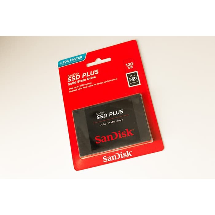 Sandisk SSD Plus 120GB Sata 3 SSD Sandisk Plus 120GB GARANSI RESMI