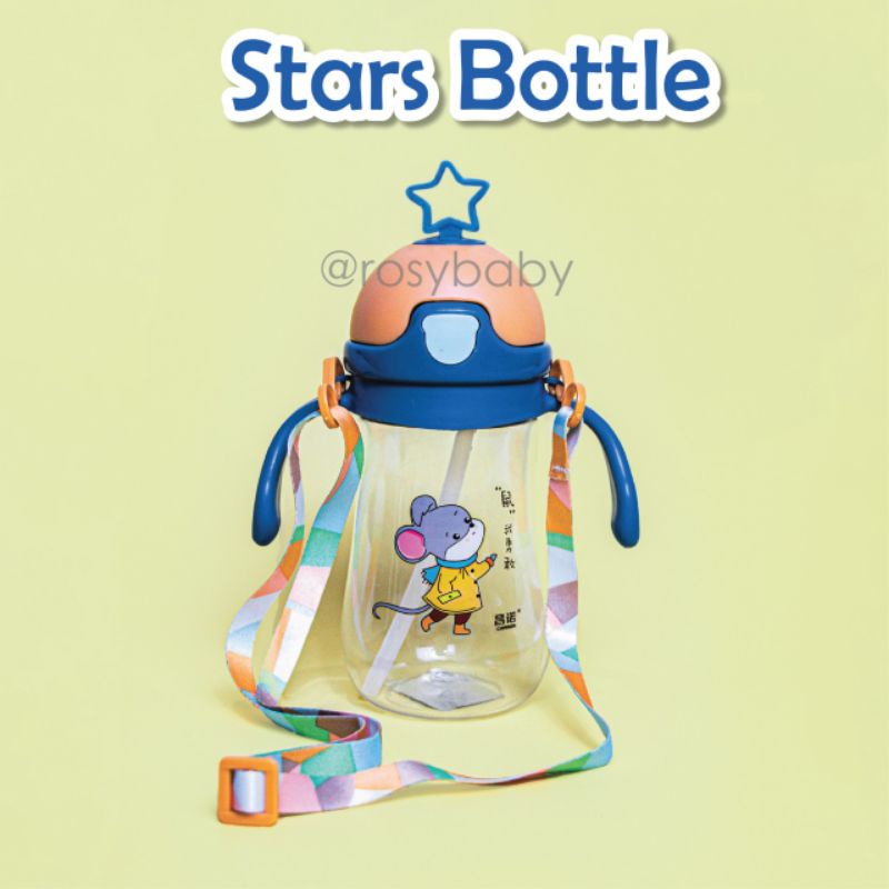 BABY SIPPY CUP / BABY STRAW CUP/ Botol Minum bayi Sedotan 280ML 370ML Botol Minum BINTANg Jerami