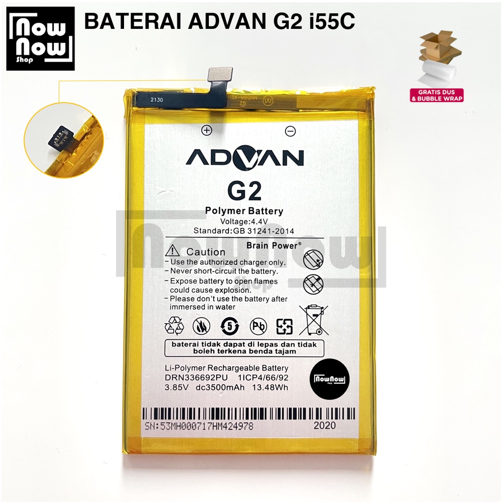 Baterai Advan G2 i55C G3 Pro 2020 G3 Harman Cardon 6001 Original Batre Batrai Battery HP Advance