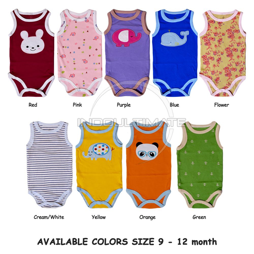 Baju Bayi Perempuan Laki-Laki Jumpsuit Bayi BY BC-01211 Baju Tidur Bayi Pakaian Bayi Kaos Bayi