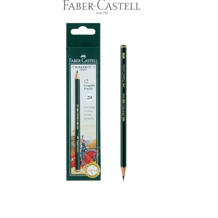 

New! 6 PCS Pensil 2B FABER CASTELL Original 시