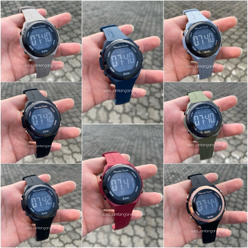 Jam Tangan Alexandre Christie Ac 9342 Original Digital