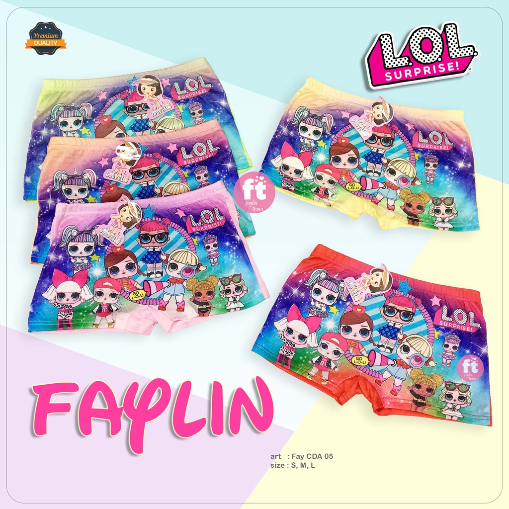 FAYLIN | Celana Dalam Boxer Anak Perempuan /art FAY CDA 05