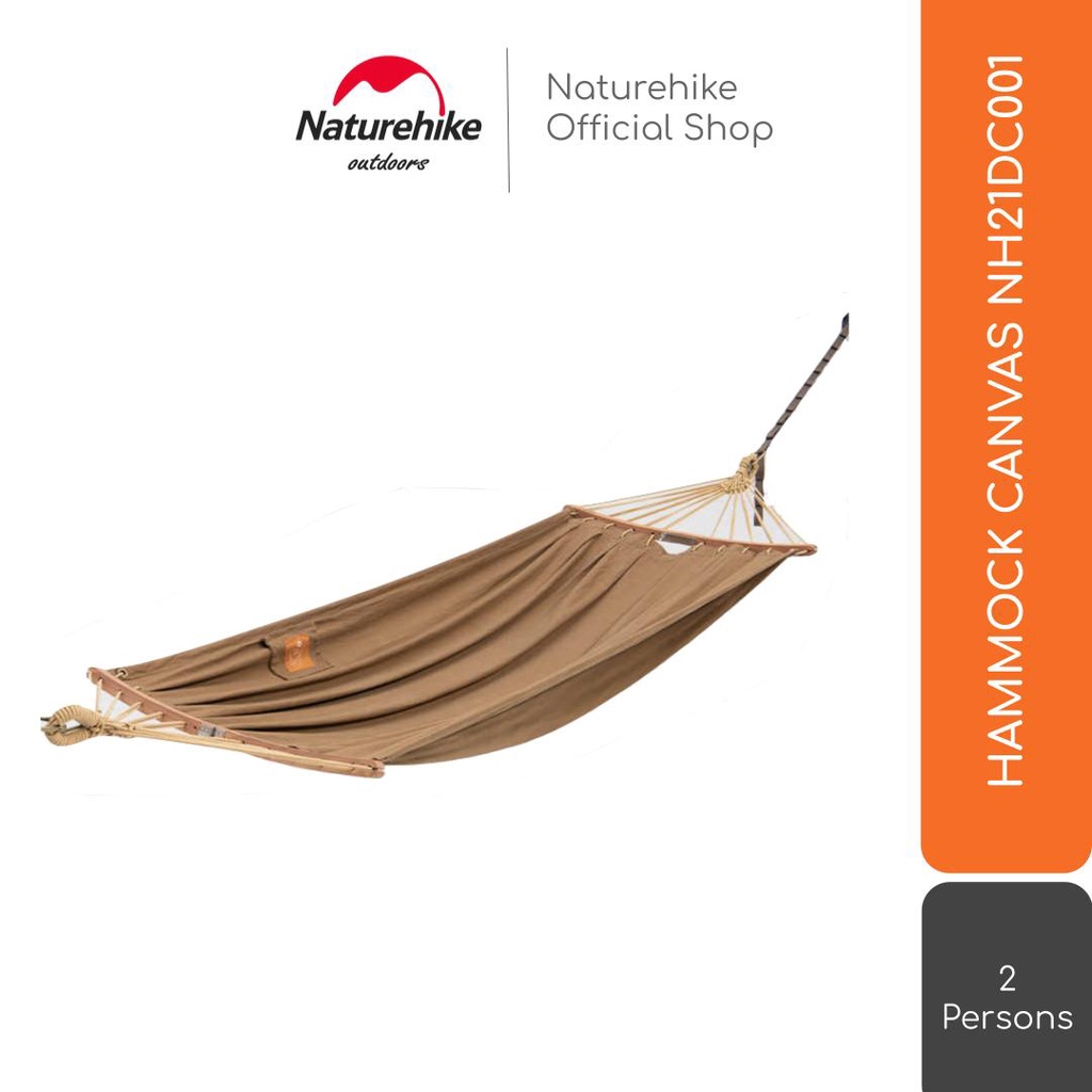 Naturehike Hammock Canvas Nh21Dc001 Ayunan Gantung Camping Outdoor