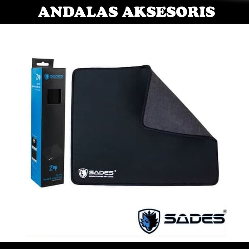 mousepad sades gaming zap black