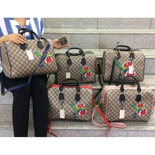 TAS SELEMPANG - TAS WANITA - TAS IMPORT - TAS GUCCI SPEEDY EMBORDIRED BIRD - TAS MARC JACOBS