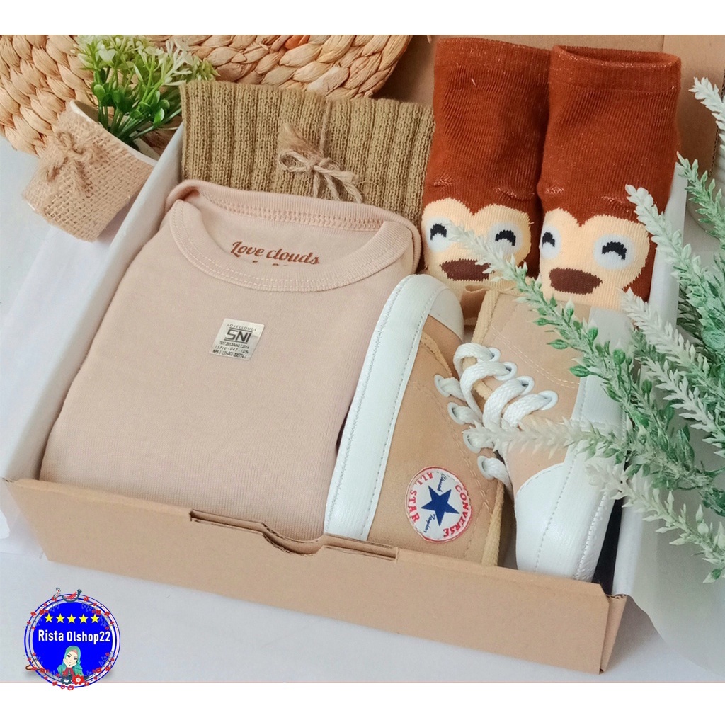 Hampers Bayi Newborn Baby Gift Set Unisex Kado Lahiran Parcel Bayi Laki-laki Perempuan