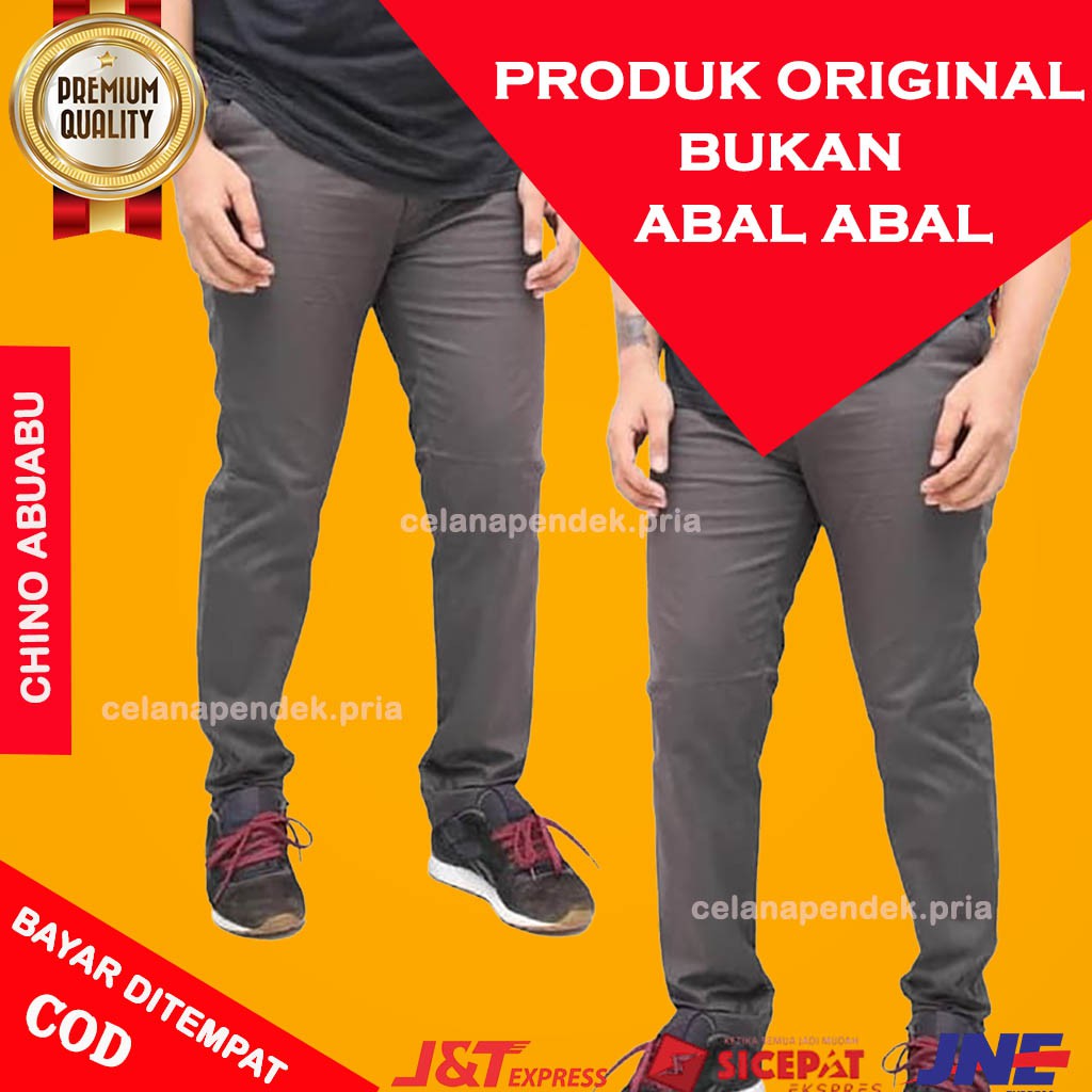 Celana Panjang Kain Pria Jumbo Clana Bahan Kerja Cowok Polos Distro Jelana Sepan Ponggol Laki2 Forma