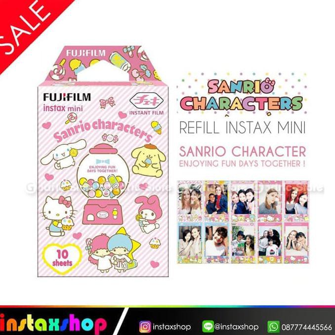 PROMO FUJIFILM INSTAX MINI FILM SANRIO - 10 LEMBAR TERLARIS