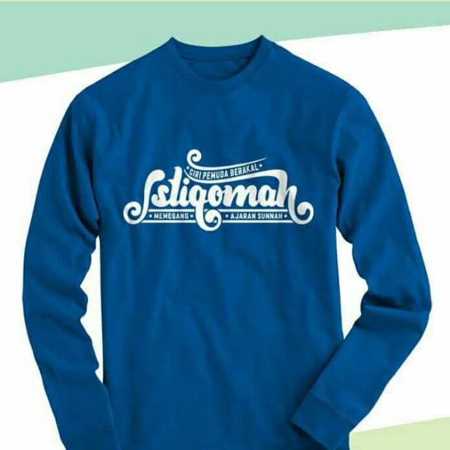 Tshirt baju kaos lengan panjang ISTIQOMAH