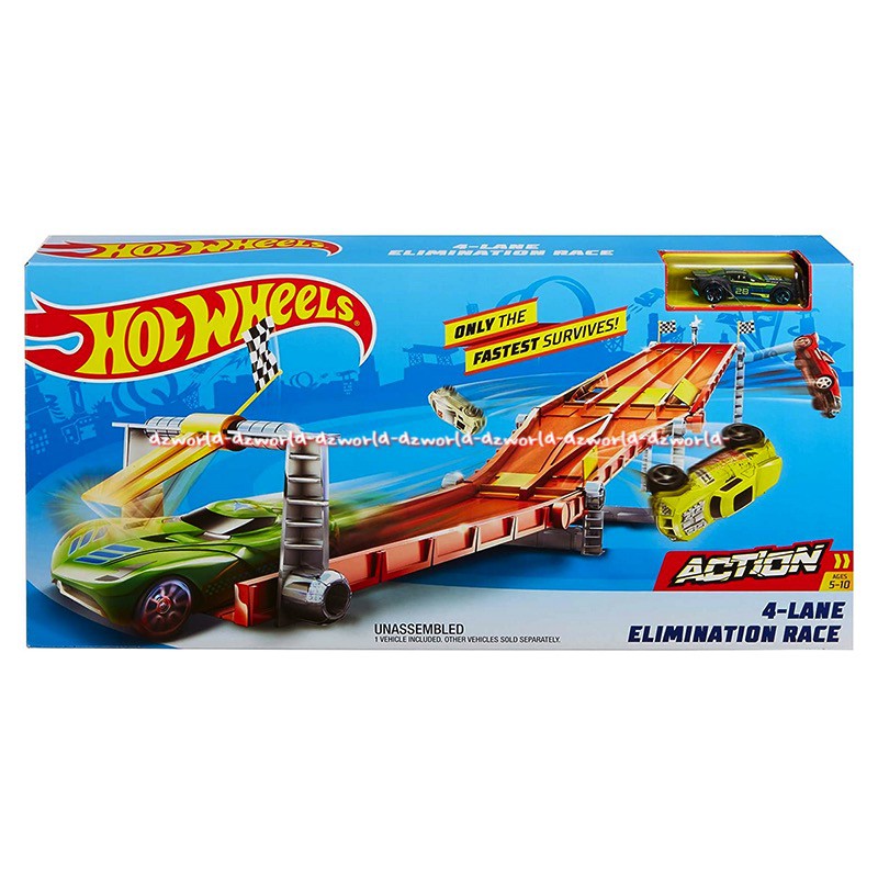 Hotwheels 4 Lane Elimination Race Daily The Fastest Survives Acton