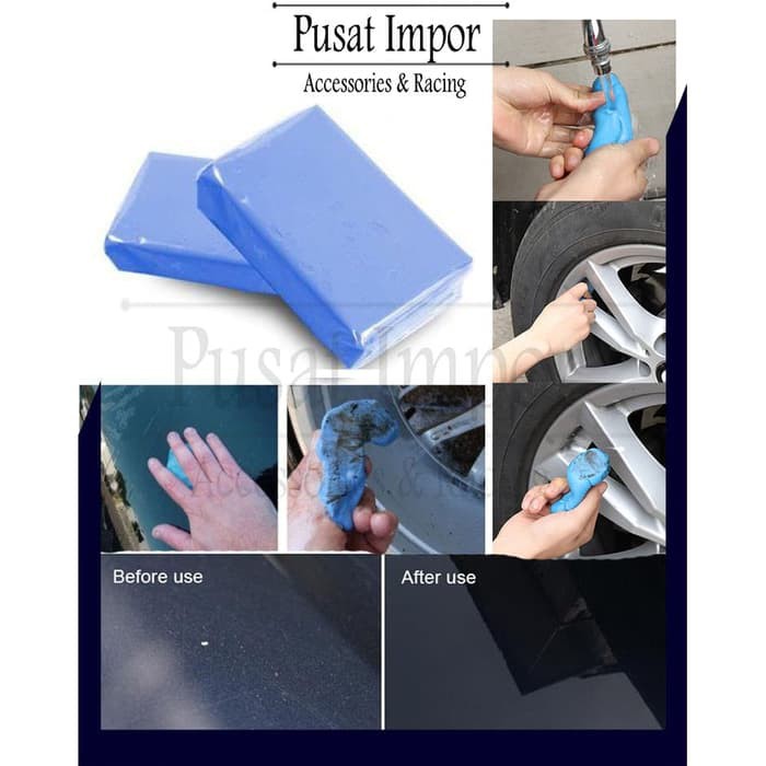 CLAY BAR CAR DETAILING PEMBERSIH MOBIL MAGIC CLAY CLEANER CLAYBAR