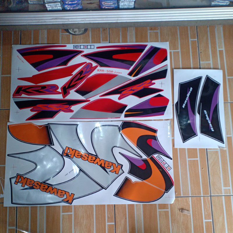 striping KRR SSR 2001 Striping KRR 2001 ninja R ninja 150 original Thailand