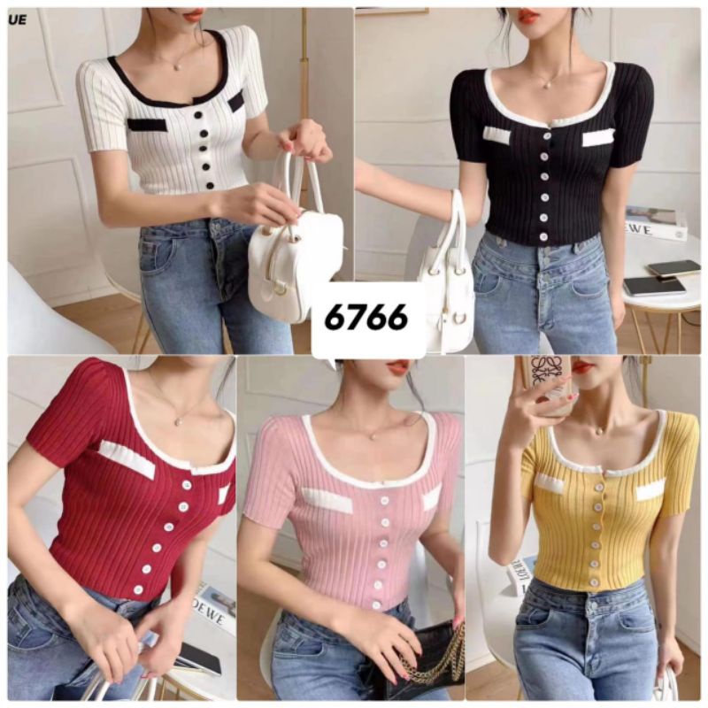 atasan rajut import 6766