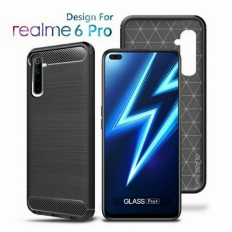 Realme 6 6 Pro soft case silikon carbon