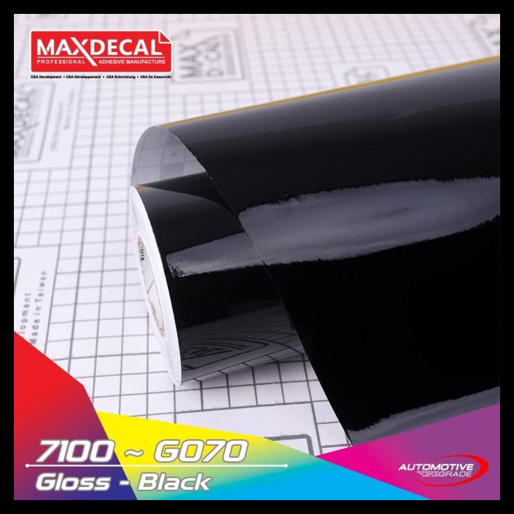 

Max Decal Dasaran Cutting Sticker Black Gloss G 070 Vinyl 60Cm Roll