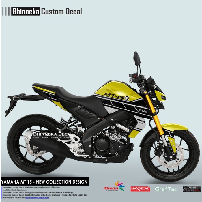 DECAL STICKER MT 15 60TH