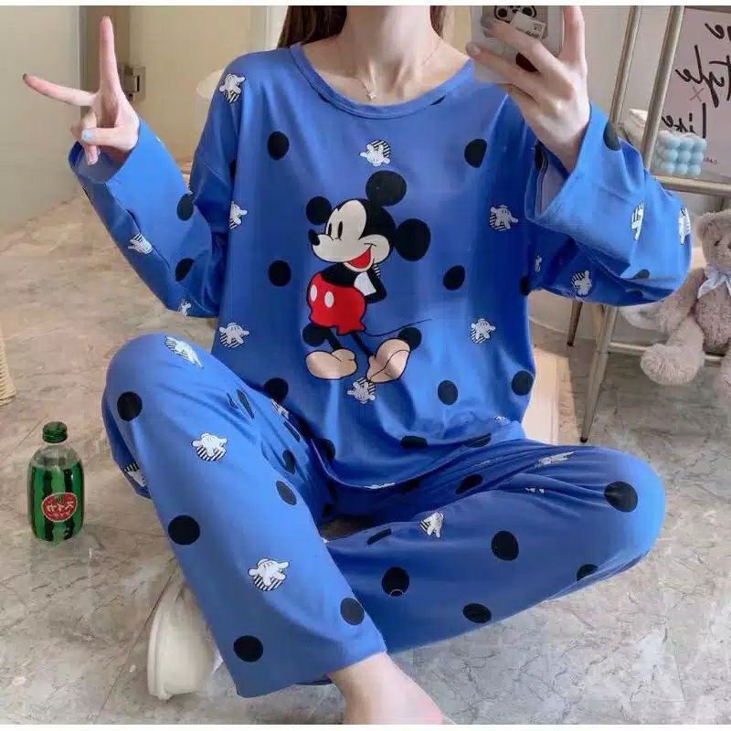 BAJU TIDUR JUMBO//PIYAMA//SETELAN BAJU RUMAH