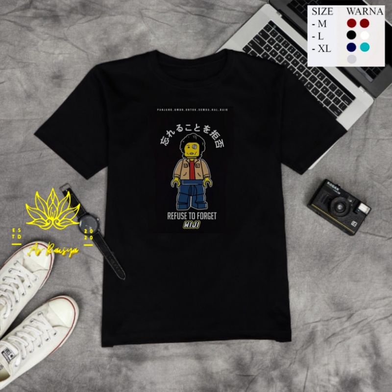 kaos widjie Thukul/T-shirt widjie Thukul/Baju widjie Thukul/Kaos Wiji tukul/T-shirt Wiji tukul