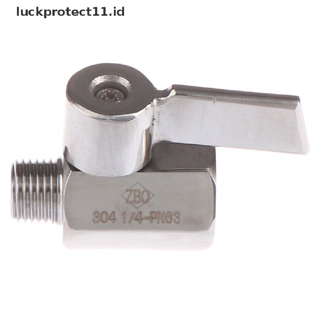 //HG&amp;ID// Stainless Steel 304 Ball Valve 1/4&quot; Inch NPT Male X Female Small Mini Valve .