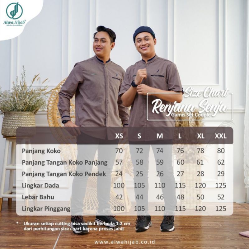 RENJANA NAMEERA COUPLE SET by ALWA HIJAB