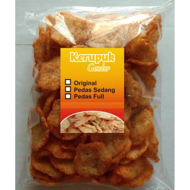 

Kerupuk Gendar Pedas