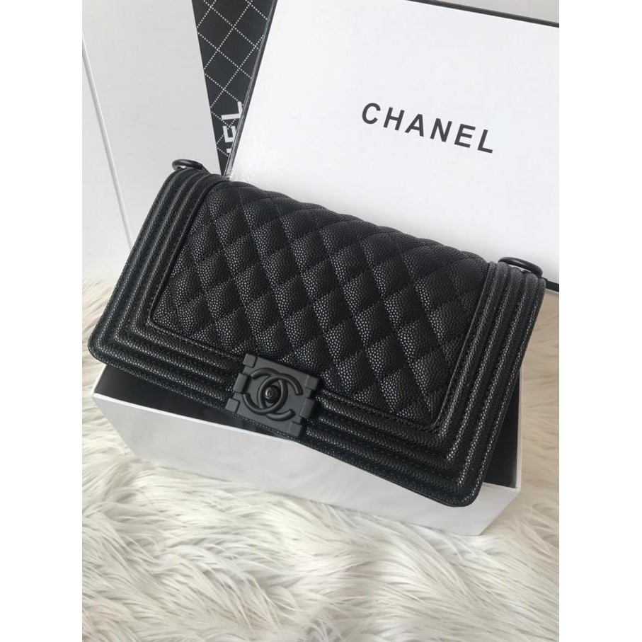 Tas Wanita Chanel Boy 25 Cm Original