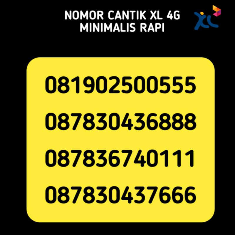 Nomor cantik xl ekor triple