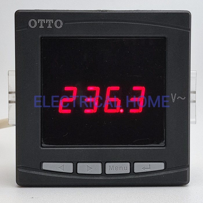 Volt Meter VM 1Phase Digital LED PZ652U-9K1 96x96mm OTTO