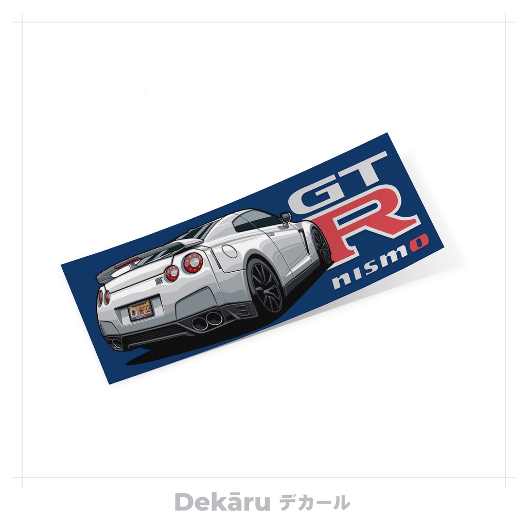 NISSAN GTR JDM Stiker / Sticker Slap