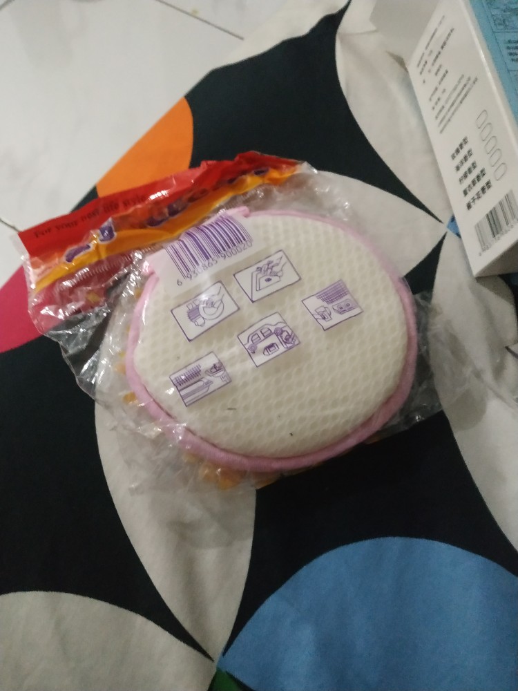 Spons Bulat Lap 2 Sisi Multifungsi Spon Piring Dan Lap