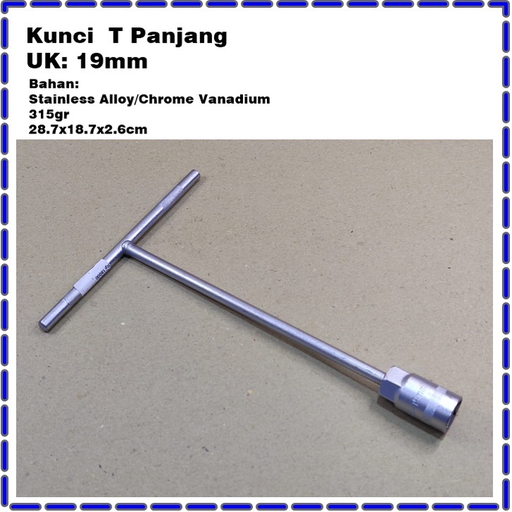 Kunci T 15mm/16mm/`7mm/19mm