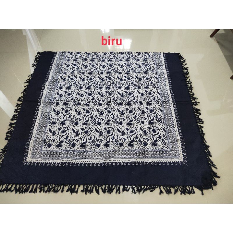 Taplak Meja Makan 8 Kursi Batik Cap