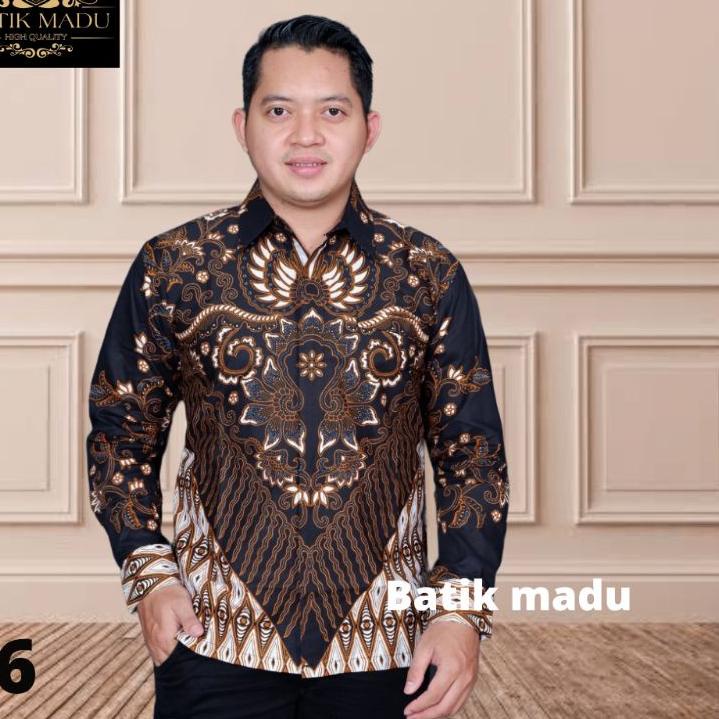 Telah Hadir.. 10 Motif kemeja lengan panjang full furing / batik sragen / batik solo / kain batik / 