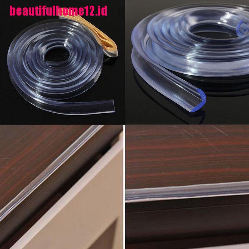 【beautifulhome12.id】1M Baby Safety Table Desk Edge Corner Protector Cushion Guard Strip Soft Bumper