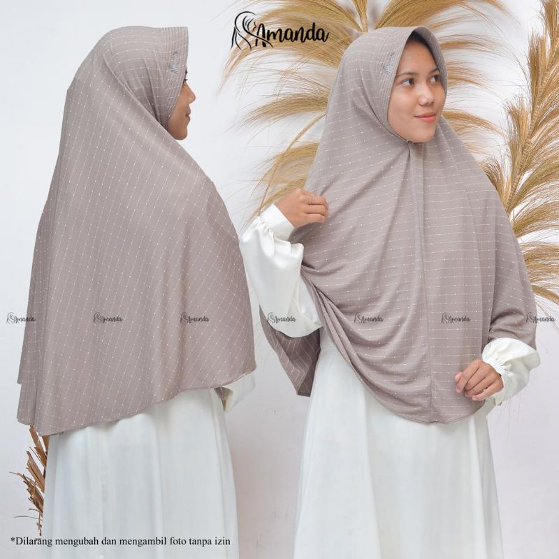 Hijab bordir Amanda Marisa L airin