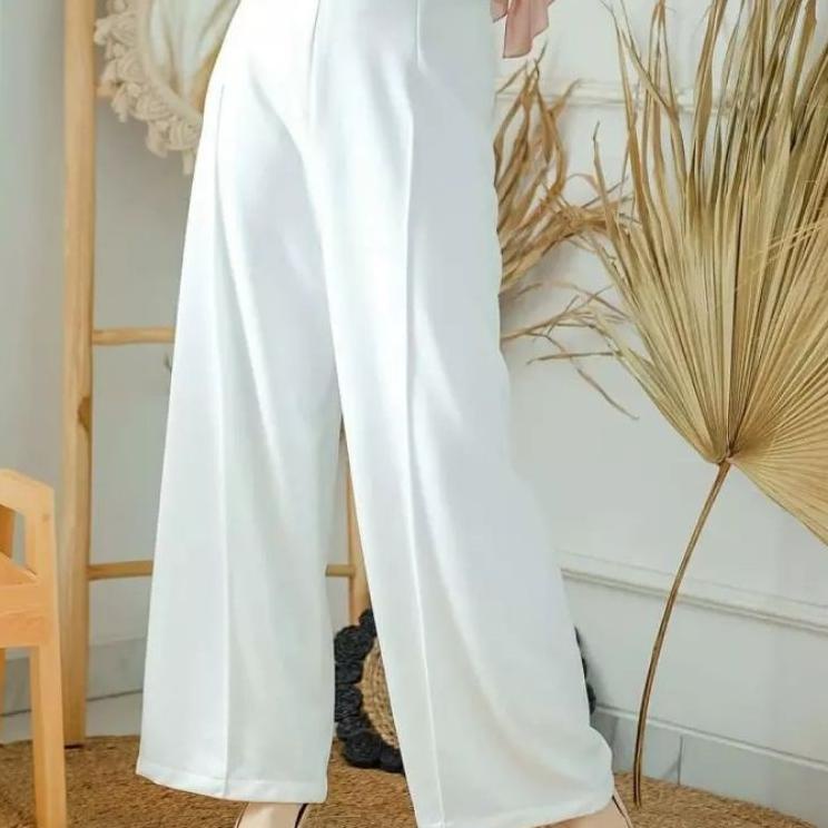 Discound Hari Ini (COD) CELANA KULOT CUBIT JUMBO XXL SCUBA PREMIUM / celana panjang wanita jumbo #