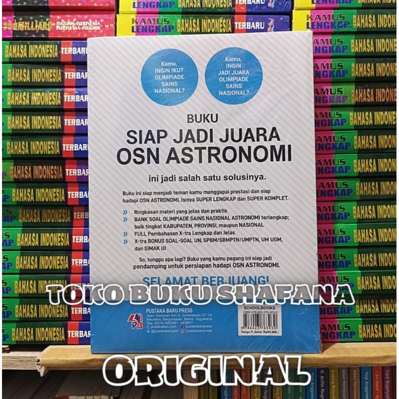 Buku OSN ASTRONOMI SMA : Kumpulan Soal Siap jadi Juara Terlengkap Pustaka Baru Press