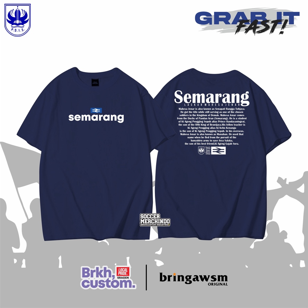 KAOS PSIS SEMARANG A2 SEMARANG PANSER BIRU MAHESA JENAR KAOS CASUAL KAOS SUPORTER KAOS BOLA KAOS DISTRO KAOS AWAYDAYS BRKHCUSTOM