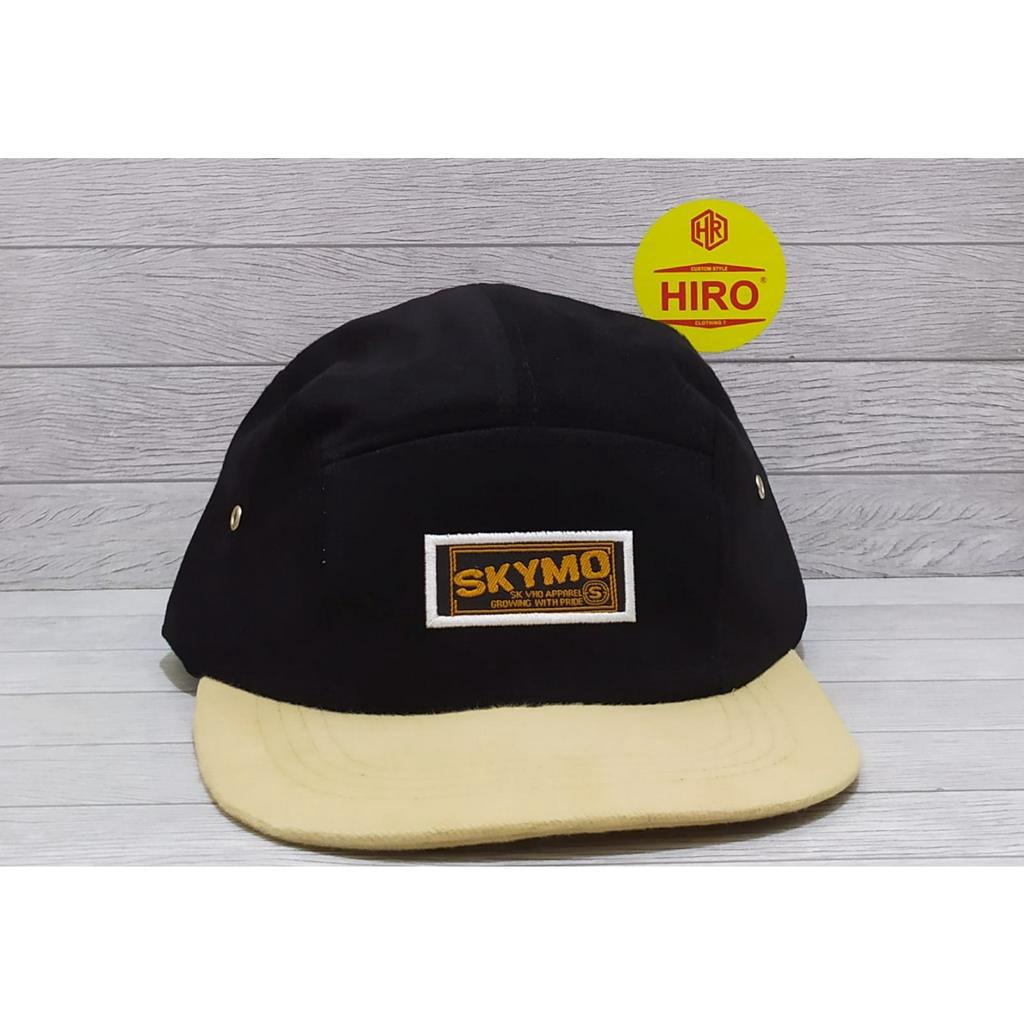 Topi Distro Skymo Model Hip-Hop Original New Model/Topi Distro Lima panel/Topi Distro Keren