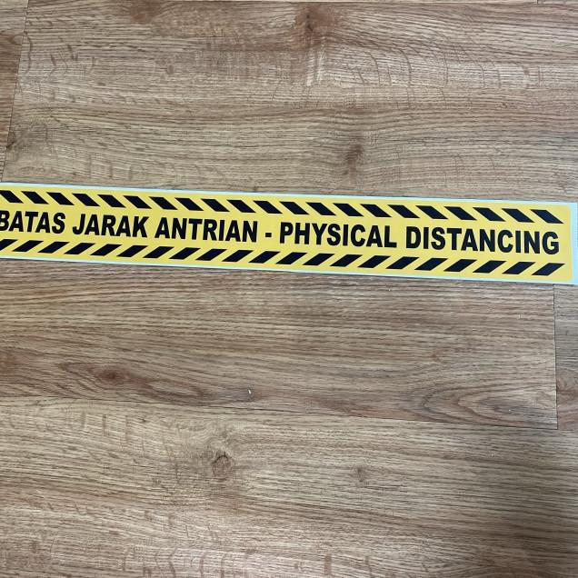 

♥ Sticker jarak antrian uk 6,5cm x 50cm ♧