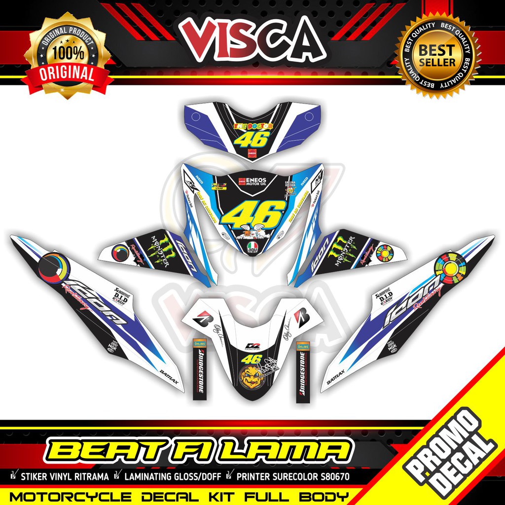 Decal Beat Fi 2013 Decal Beat Fi 2014 Decal Beat Fi 2015 Stiker Beat Fi 2013 2014 2015 Rossi