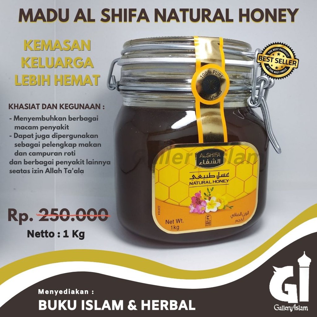 

Madu Al Shifa 1Kg - Natural Honey Kesehatan Madu Arab AlShifa Asli