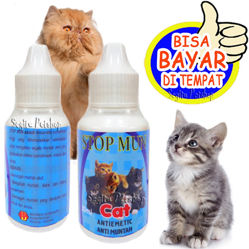OBAT MUNTAH KUCING SAKIT MUAL STRESS SAKIT PENCERNAAN STOP MUN