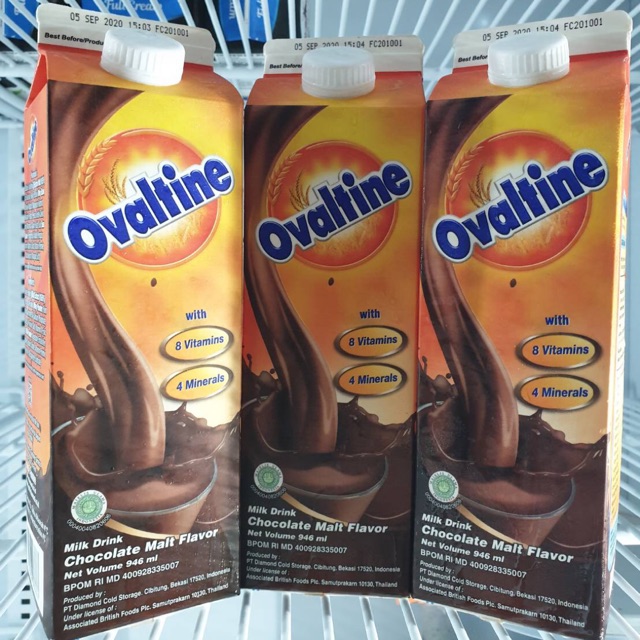 

SUSU OVALTINE 946ml RASA COKLAT HARGA SATUAN