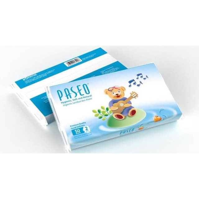 RC TISSUE PASEO SMART TRAVEL PACK 2PLY ISI 50 SHEET MURAH