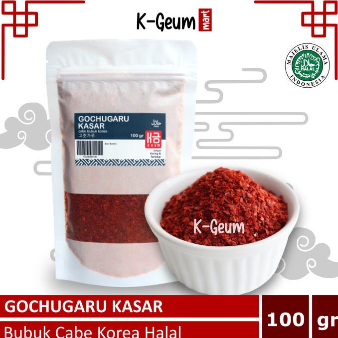 

Gochugaru Kasar Cabe Bubuk Korea Halal 100 Gr